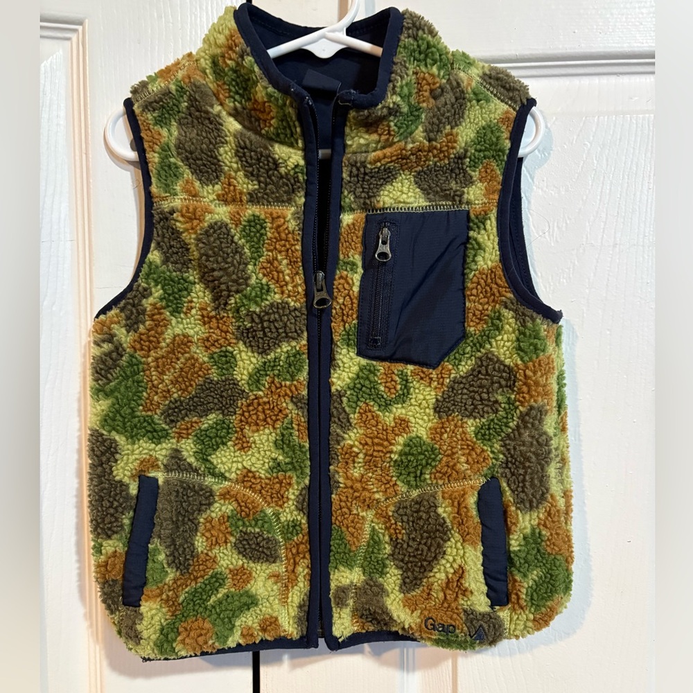 GAP Kids Multicolor Fleece Vest